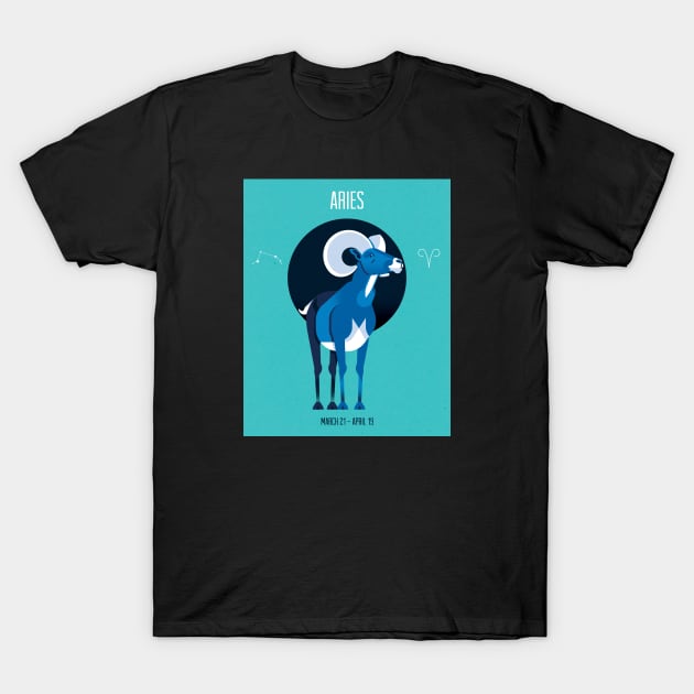 Aries T-Shirt by jamesboast